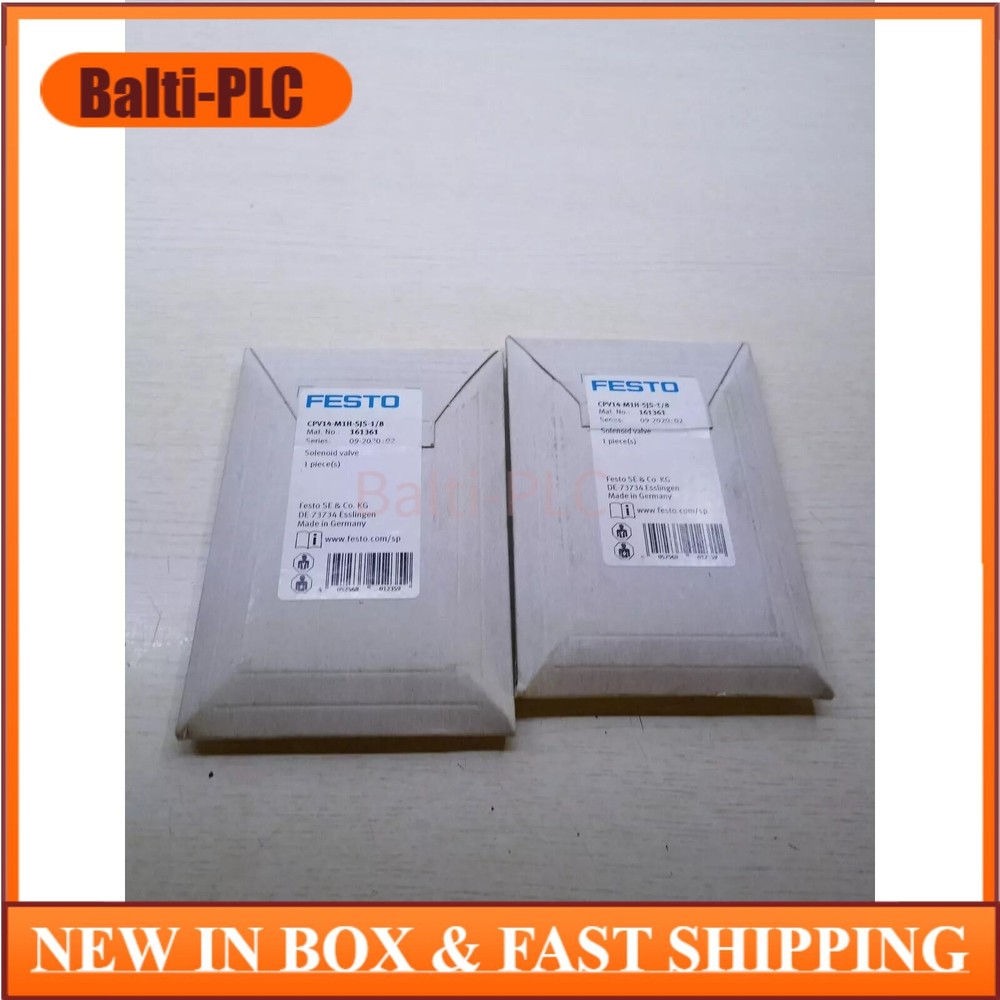 1PC New CPV14-M1H-5JS-1/8 FESTO 161361 Fast Shipping Solenoid Valve
