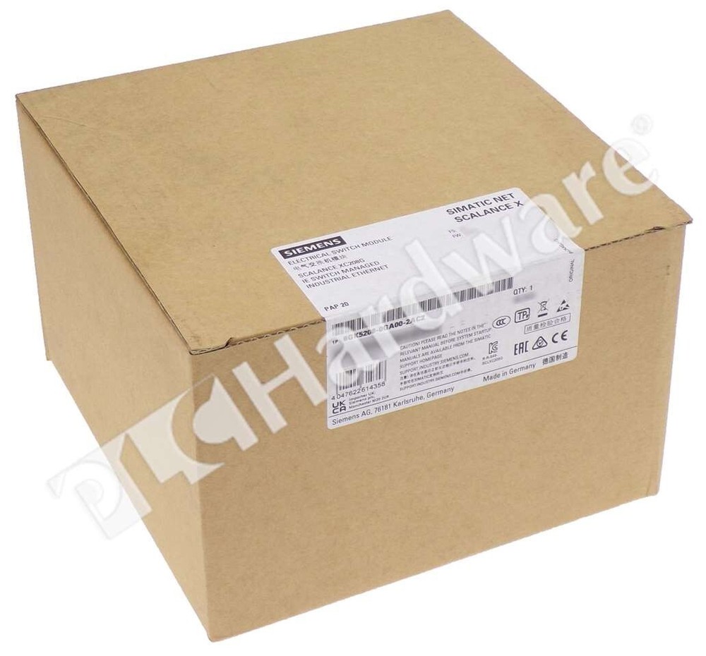 Surplus Sealed Siemens 6GK5208-0GA00-2AC2 6GK5 208-0GA00-2AC2 XC208G 8-Pt Switch