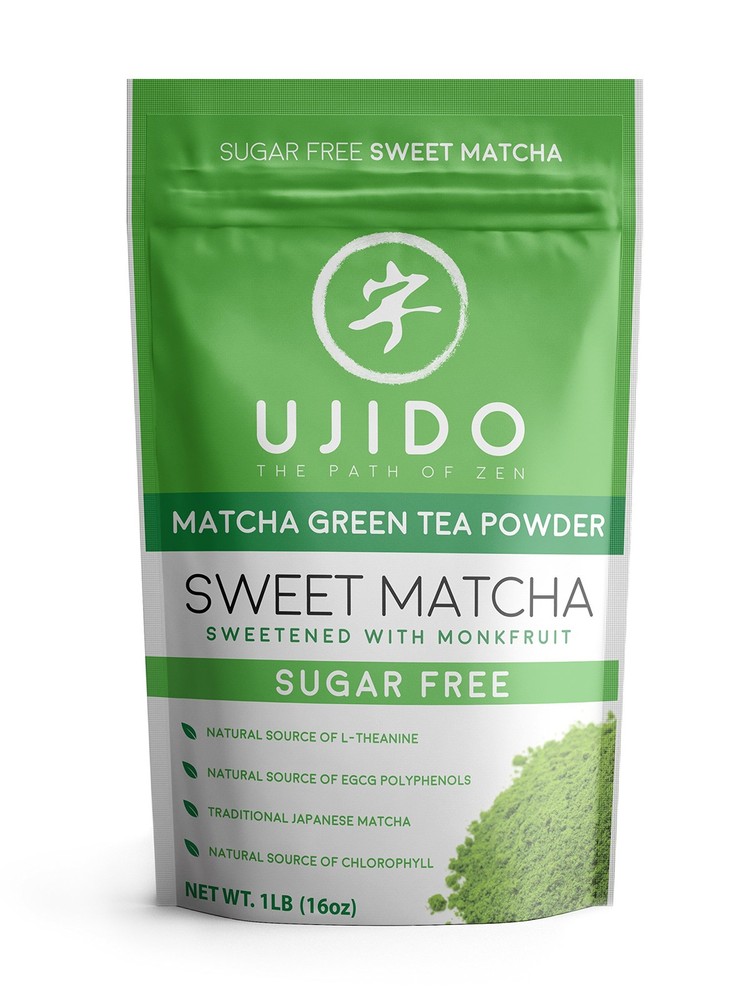 Ujido Japanese Monk Fruit Sweet Matcha Latte 16oz 467g