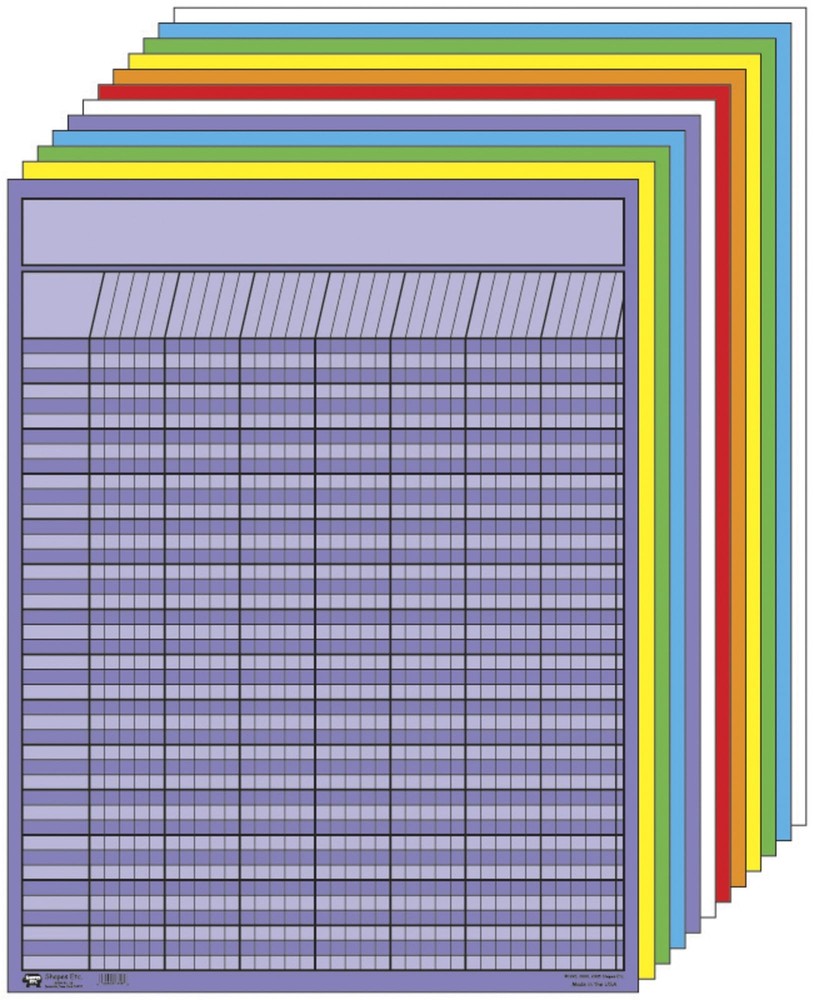 12-Piece Vertical Chart Set for Clear Data Visualization