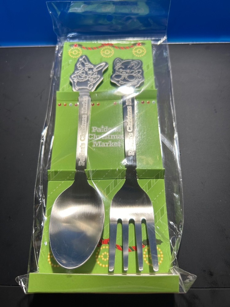 pokemon  cutlery set Xmas 2023 pokemon Center limited Paldea’s Christmas Market