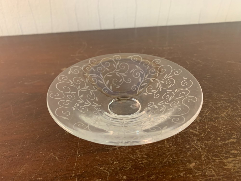 Engraved Crystal Bowl From Baccarat