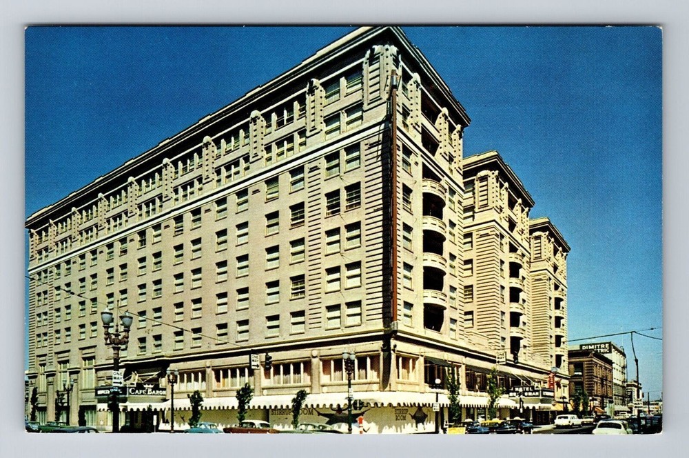 Portland OR-Oregon, Hotel Multnomah, Antique, Vintage Postcard