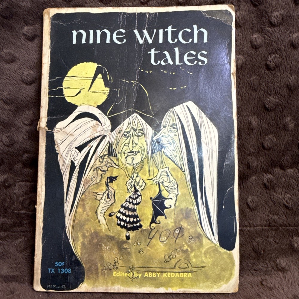 Nine 9 Witch Tales  Scholastic Book Halloween Abby Kedabra 1968