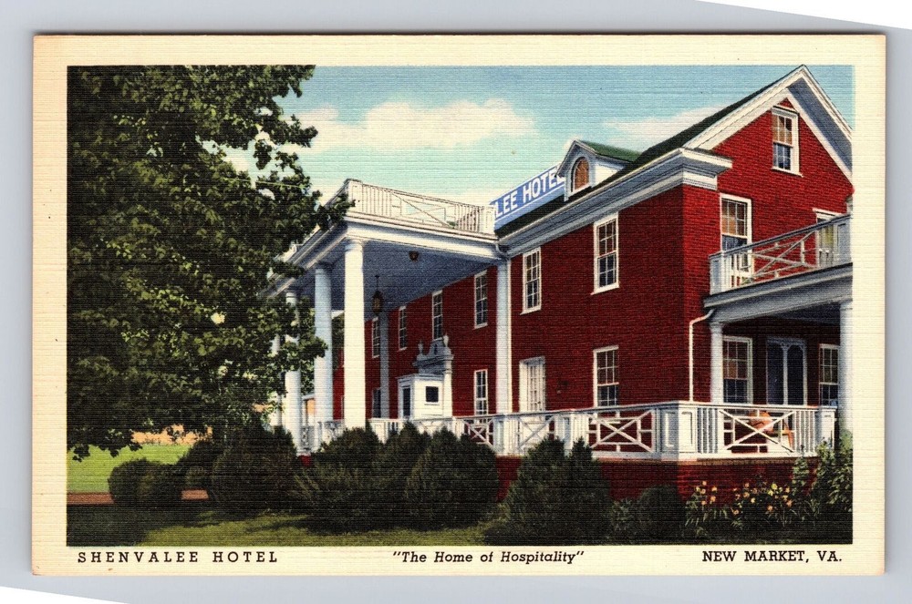 New Market VA-Virginia, Shenvalee Hotel, Advertising, Antique Vintage Postcard