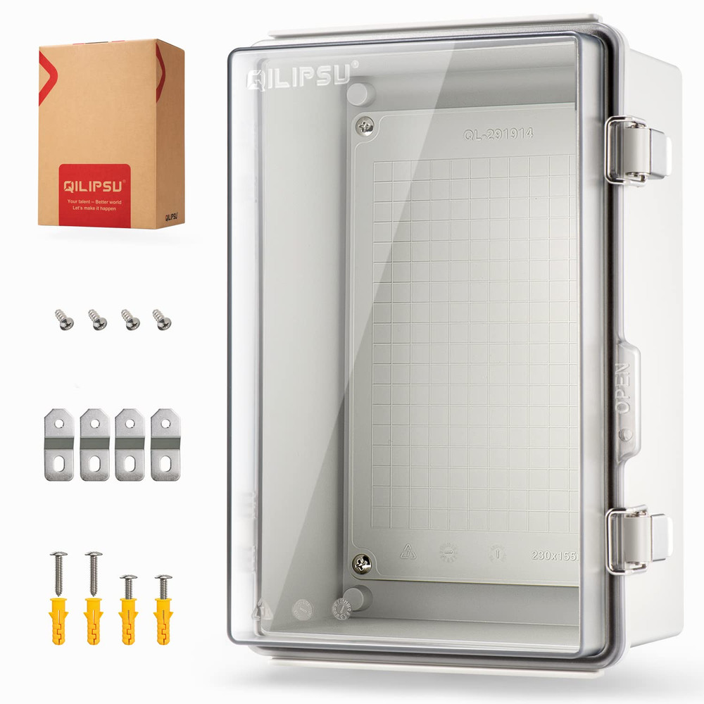 UL94-V0 Outdoor Wifi Enclosure Waterproof Router Junction Box, 11.4