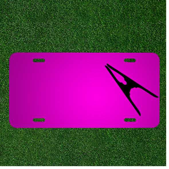 Create a Unique Personalized Car License Plate Featuring Your Name and Clip Tweezers for a Custom Touch