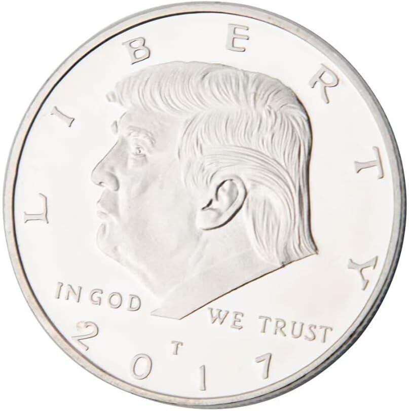 Donald Trump Silver Coin 2017 with Certificate of Authenticity Original 38mm Coi