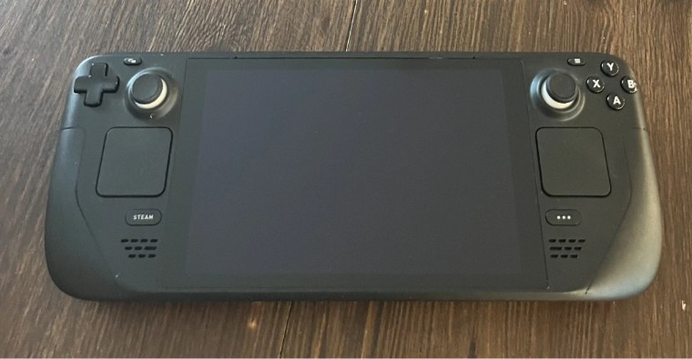 Valve Steam Deck LCD Black Console - For Parts NO BOARDS, Remaining Parts Work!