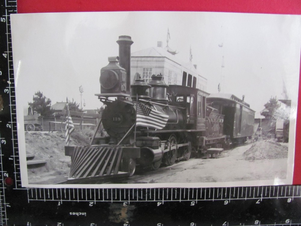 Nevada Central Railroad Locomotive #6 Photo San Francisco Fair California 1939