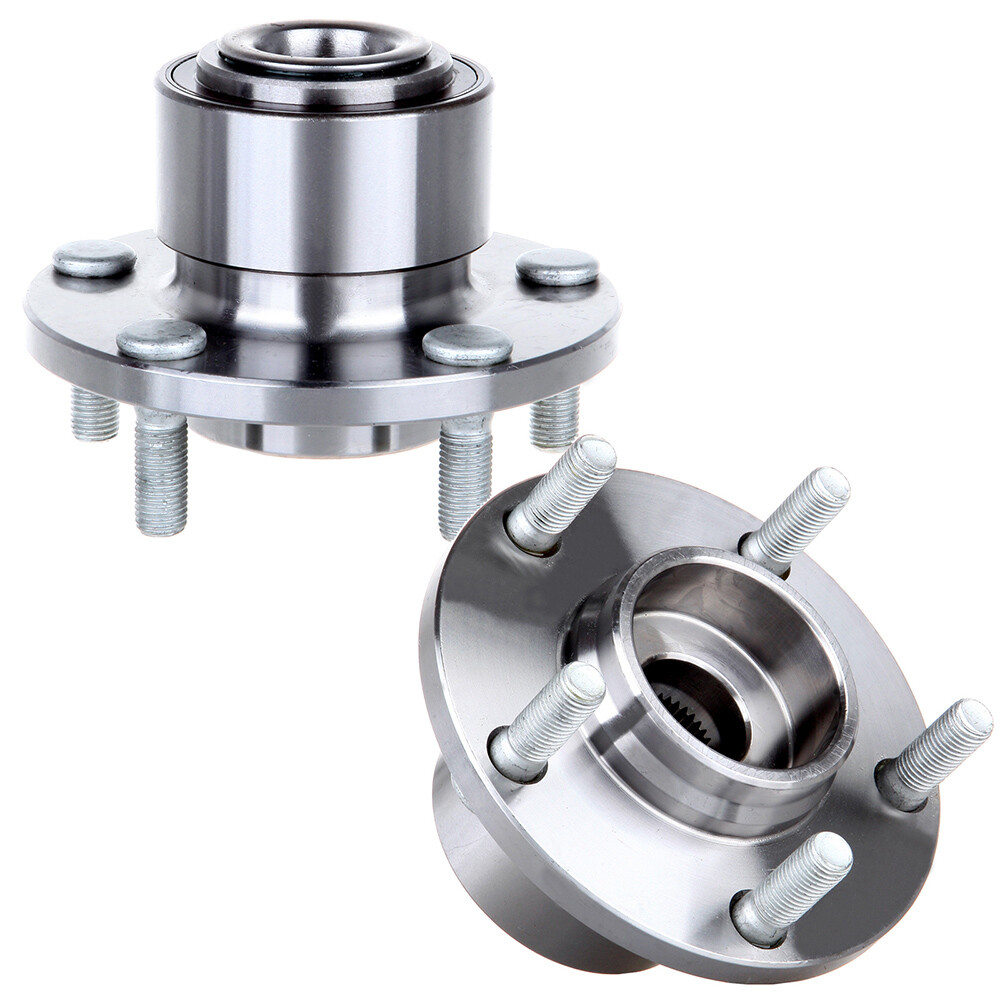 2PCS Front Wheel Hub Bearings with ABS for Mazda 3 2.0L 2.3L 2004-2005 5-Lug