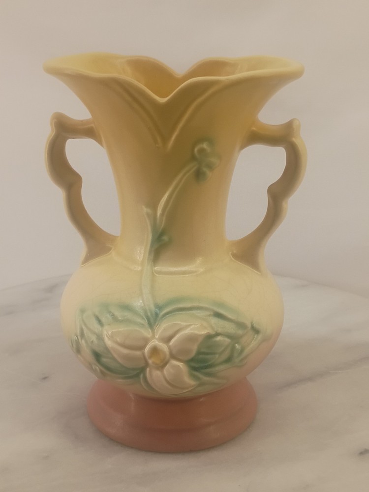 Vintage Hull Art Pottery USA Wildflower  Handled Vase W-1-5 1/2