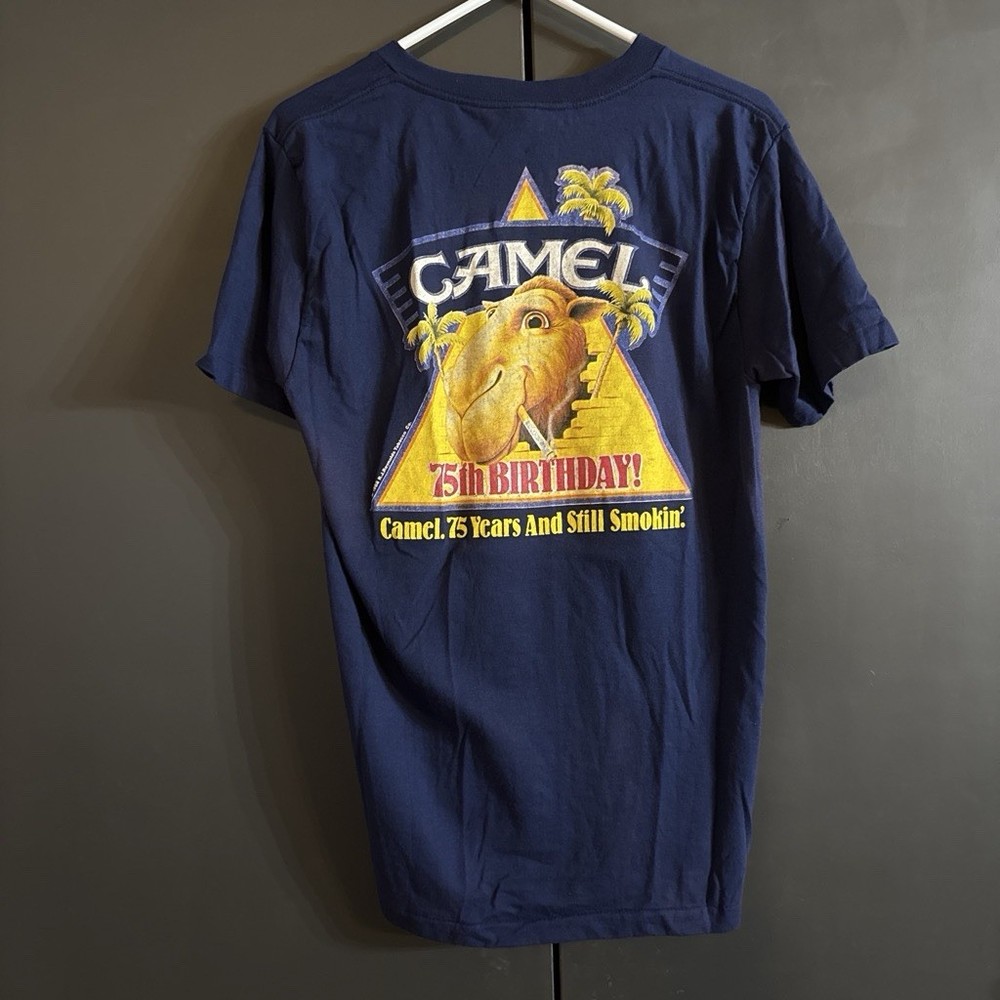 Joe Camel Cigarette 75th Birthday 1988 RJR Vintage T-shirt Men’s Large (medium)