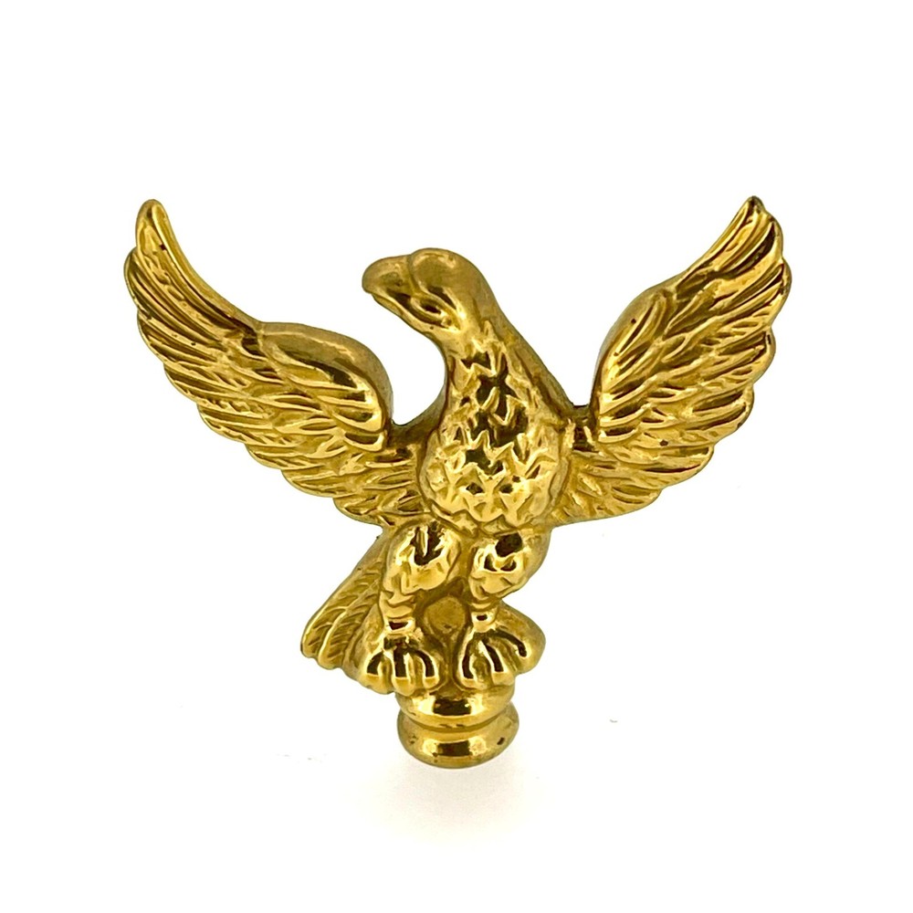 New Old Stock Polished Brass Clock Case Foot – 41mm Wide, 12mm High, 58mm Corner