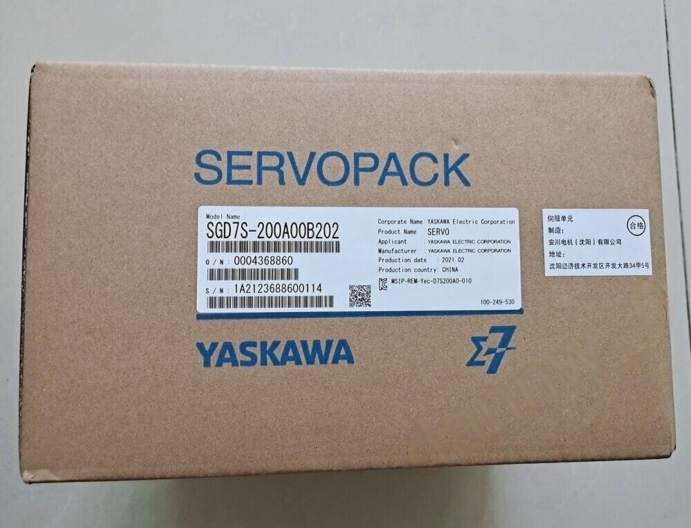 1PC New Yaskawa Servo Driver SGD7S-200A00B202 Quality assurance fast shipping