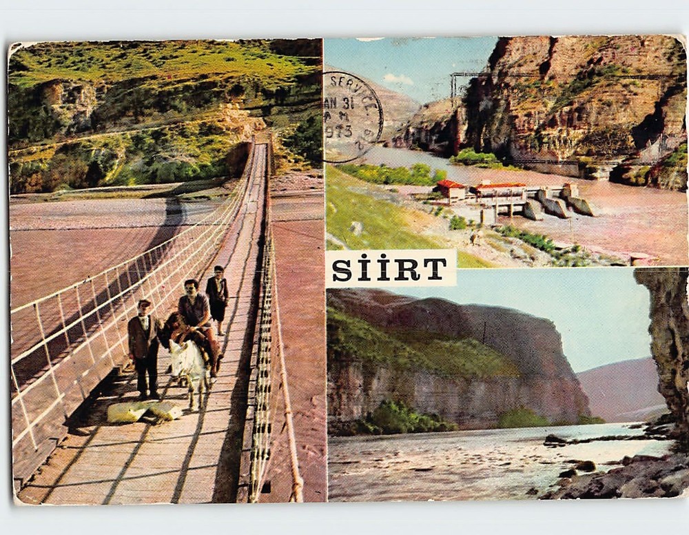 Postcard Multiple Scene At Siirt Turkey