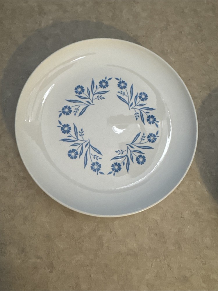 Centura By Corning Blue Cornflower Salad Plates 8.5”