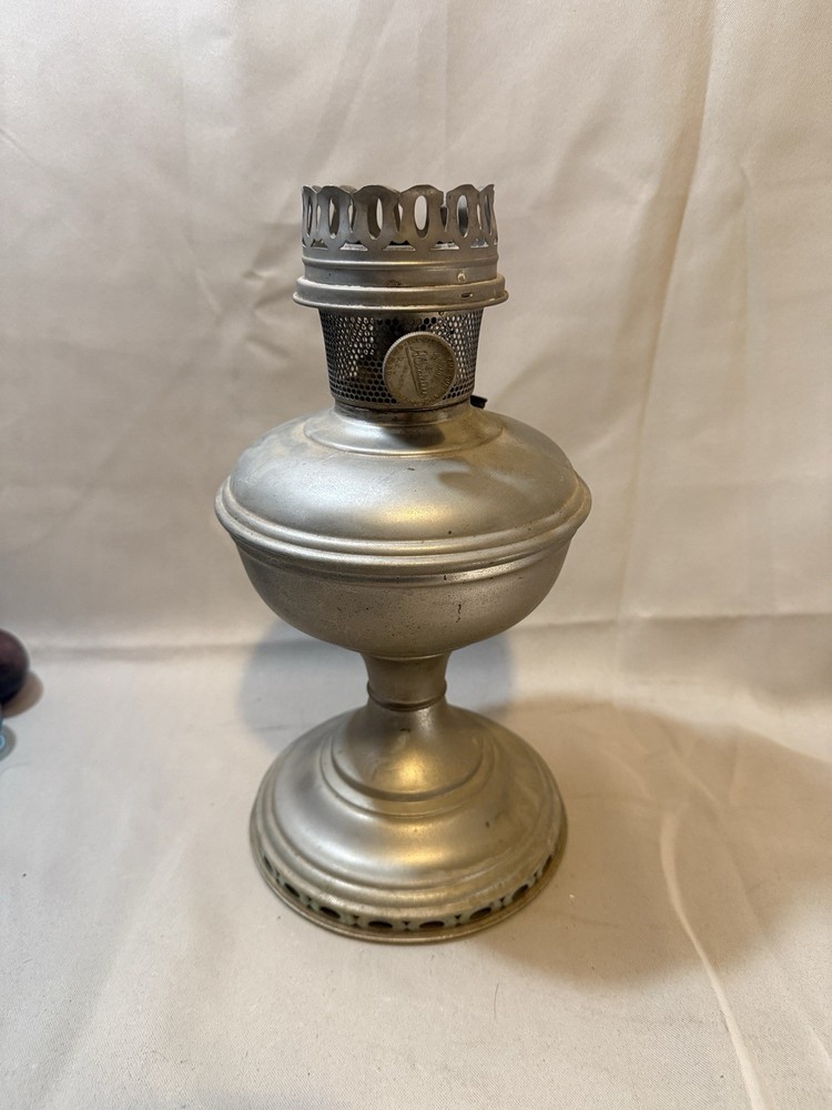 Vintage Aladdin Model 9 Oil Kerosene Lamp Base Mantle Lamp Co USA AS-IS