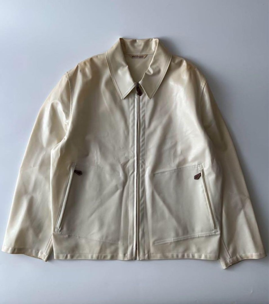 Hermes Men Vinyl Jacket SS2000 Size 50 Used Blemished