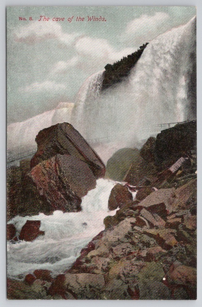 Cave of the Winds Niagara Falls NY Postcard S. H. K. & Co. Printed Germany