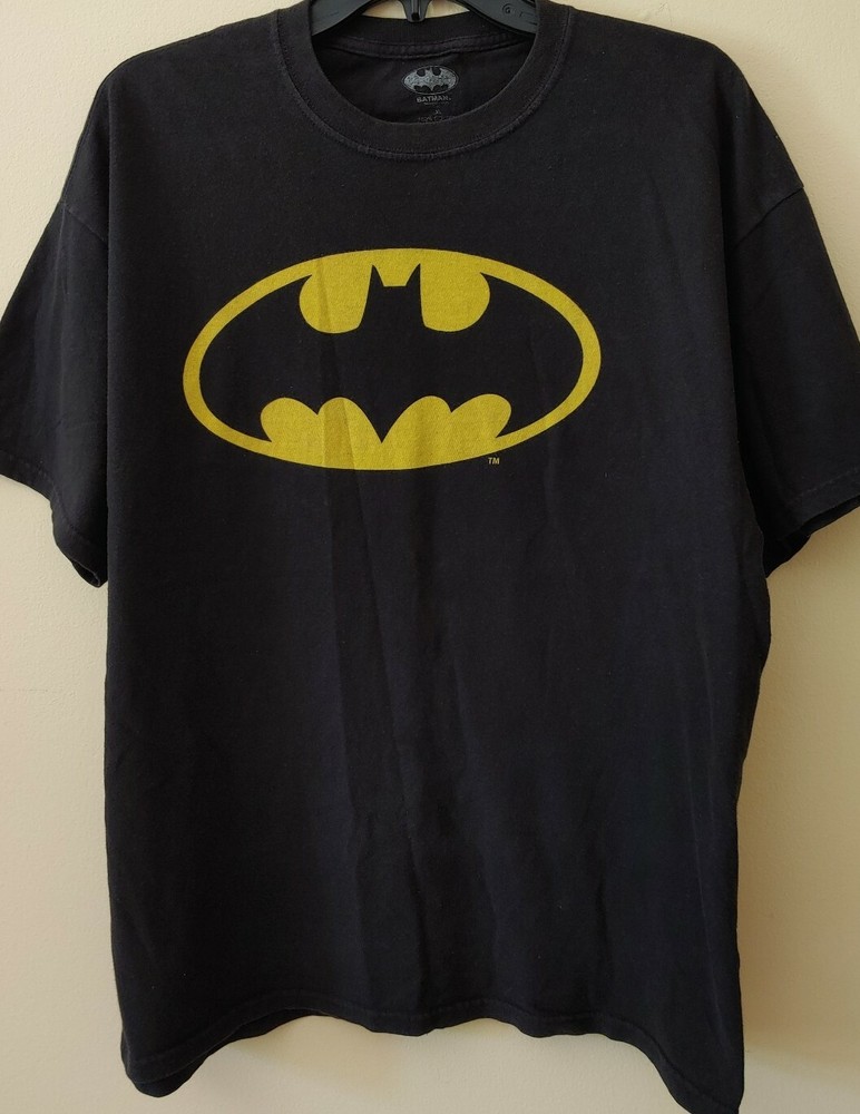 Vintage Batman Bat Signal T-Shirt - Size XL - TM DC Comics