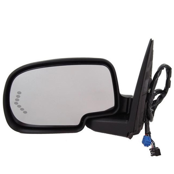 Silverado Pickup Truck Left Side Power Heated Turn Signal Puddle Mirror Q