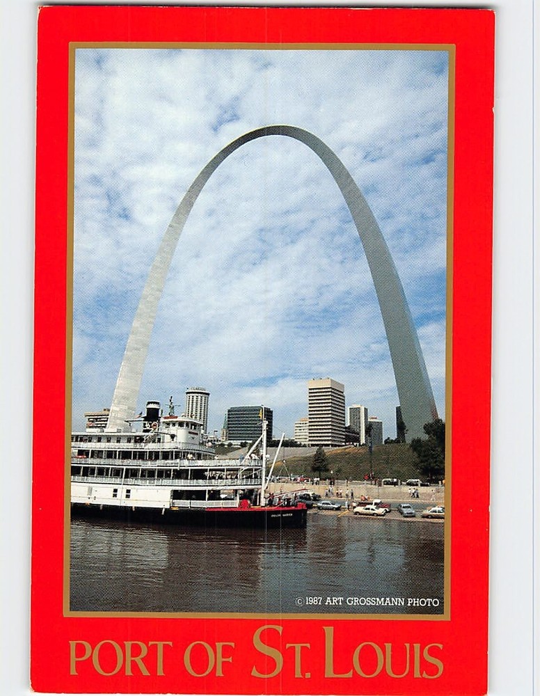 Postcard Port Of St. Louis Missouri USA