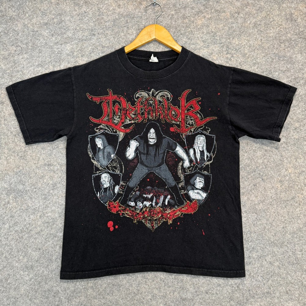 Vintage Metalocalypse Dethklok Band Tour T Shirt Adult Medium Graphic Y2K 2008