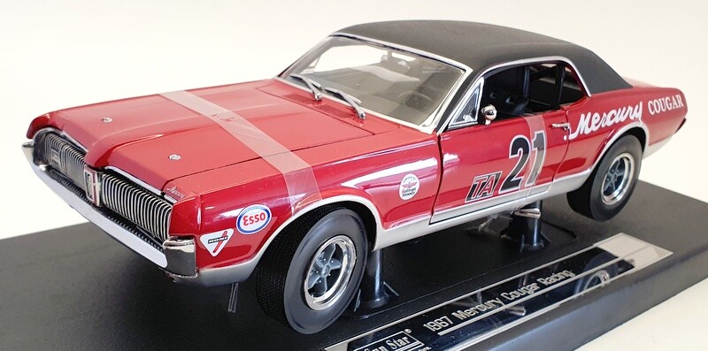 1/18 Scale 1967 Mercury Cougar Racing #21 M.Beaulieu Diecast Model Car