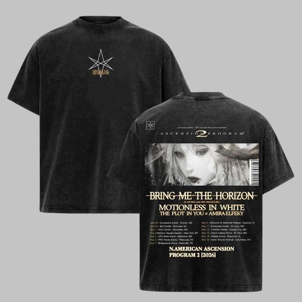 Hot!!! Bring Me The Horizon Tour 2026 Shirt Reprint