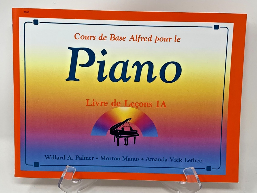 Cours De Base Alfred Pour Le : Livre De Lecons 1A