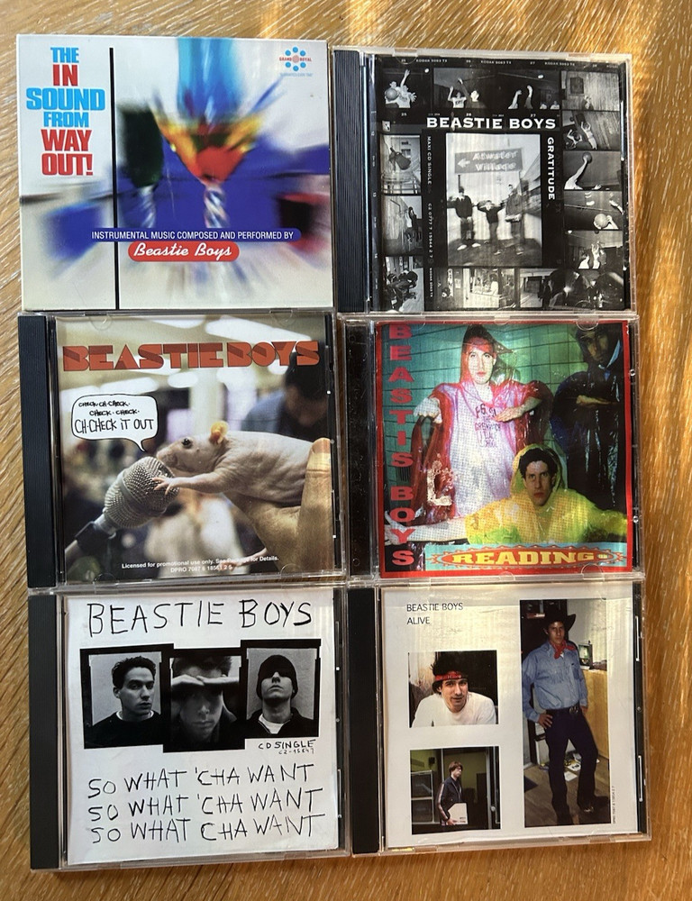 Beastie Boys Early 6 CD Lot. Singles. Nice Condition. Sound Great.