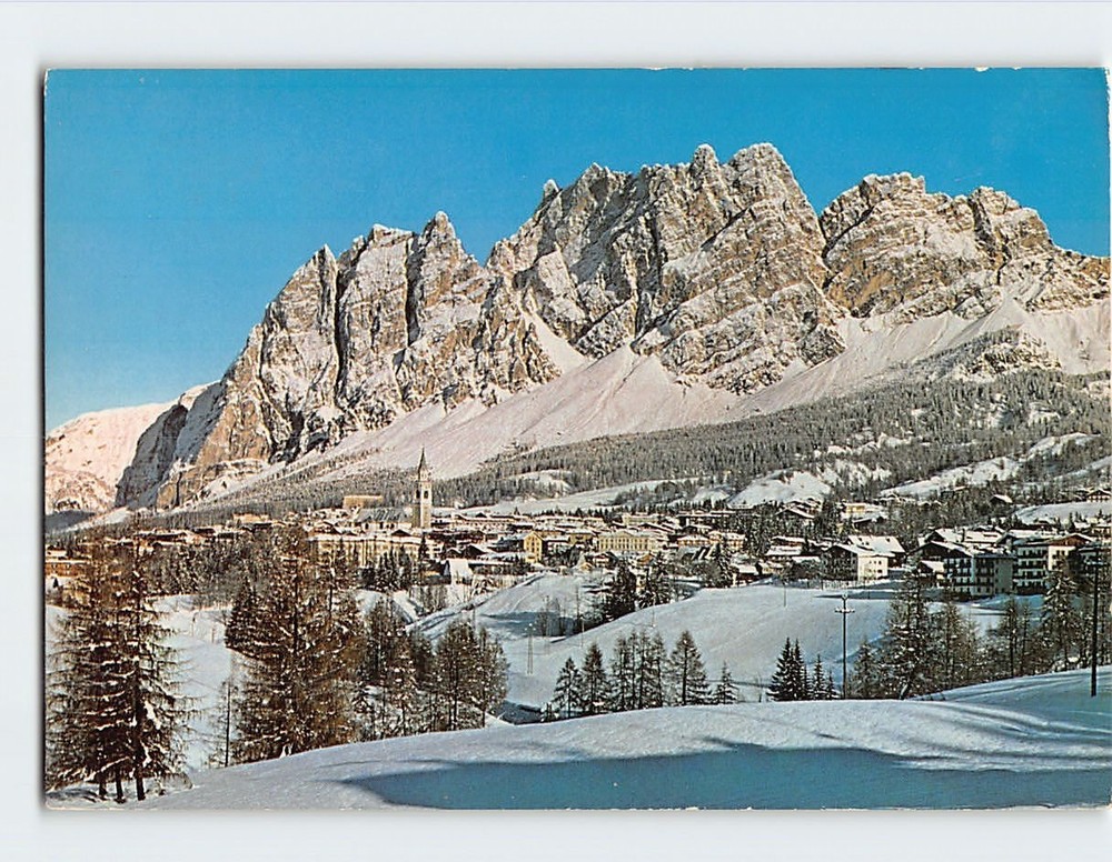 Postcard Dolomiti Cortina d Ampezzo Italy