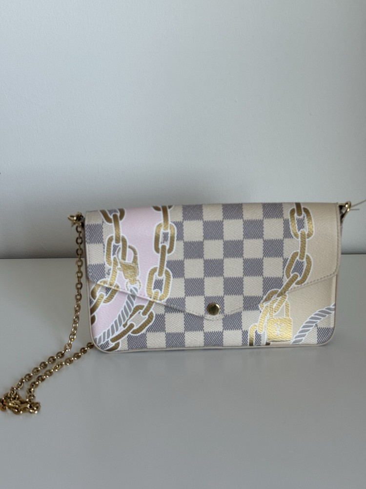 Louis Vuitton Felicie Pochette limited edition nautical Damier crossbody bag