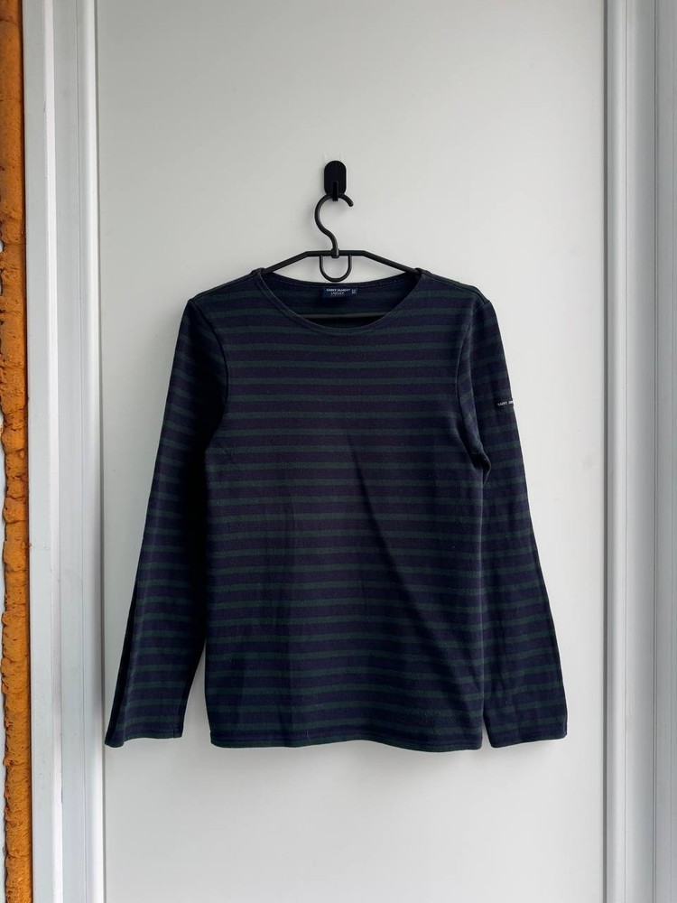 SAINT JAMES ASAP Rocky Breton Striped Shirt Long Sleeve Men's S