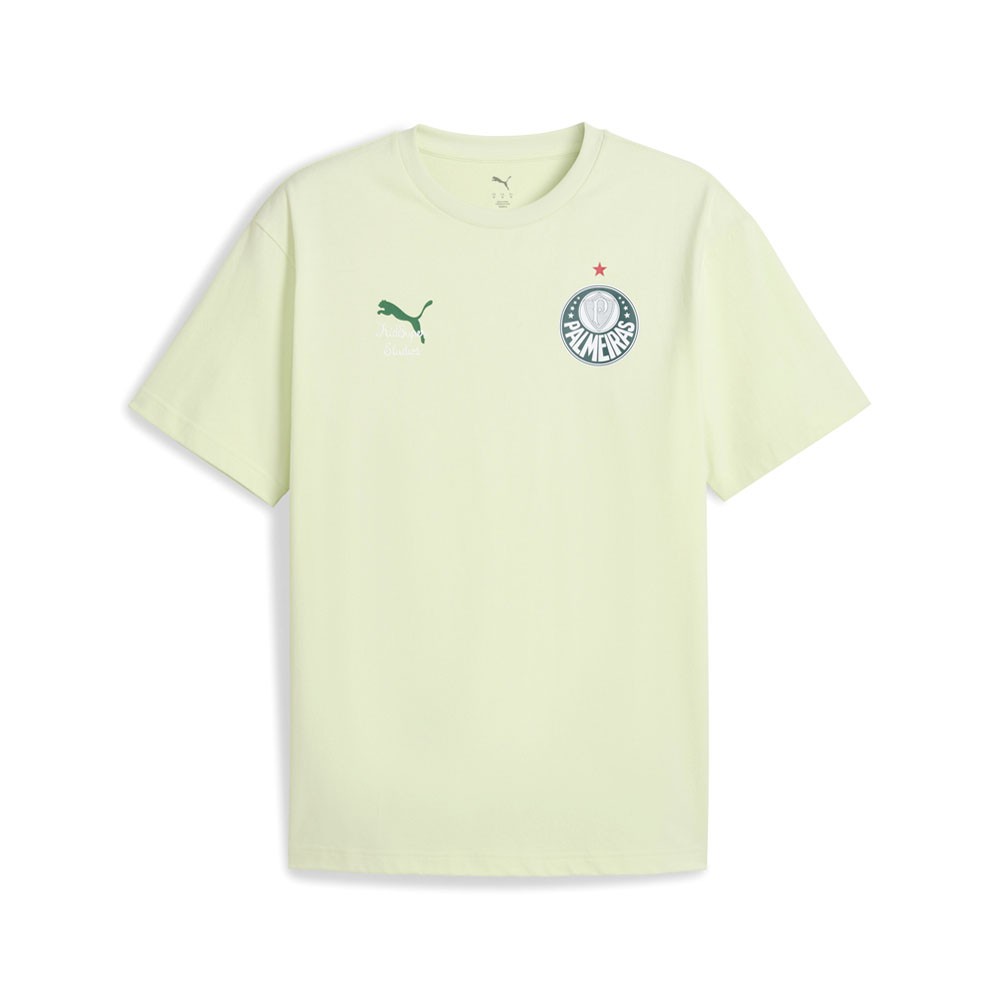 PUMA  X Kidsuper Sep Graphic Crew Neck Short Sleeve T-Shirt Mens Green Casual To