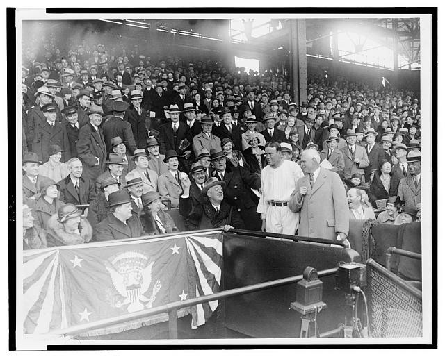 Washington D.C. Franklin D. Roosevelt 1933 Griffith Stadium Baseball Opening
