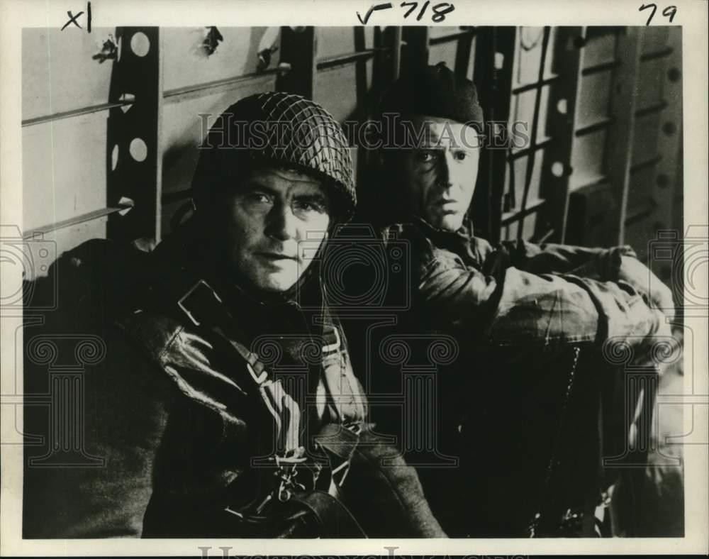 1980 Press Photo Robert Shaw, Edward Fox in 