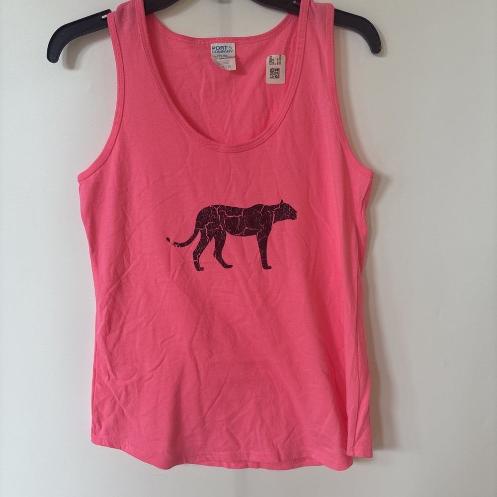 Pink Panther Neon Pink Women's Tank Top, Medium