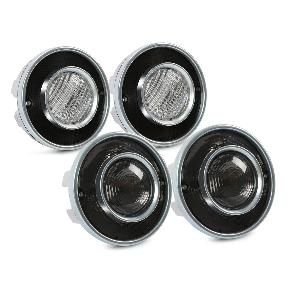 Tail Lights and Backup Lights Lamps Set For Chevrolet Corvette C3 1975-1979 4pcs