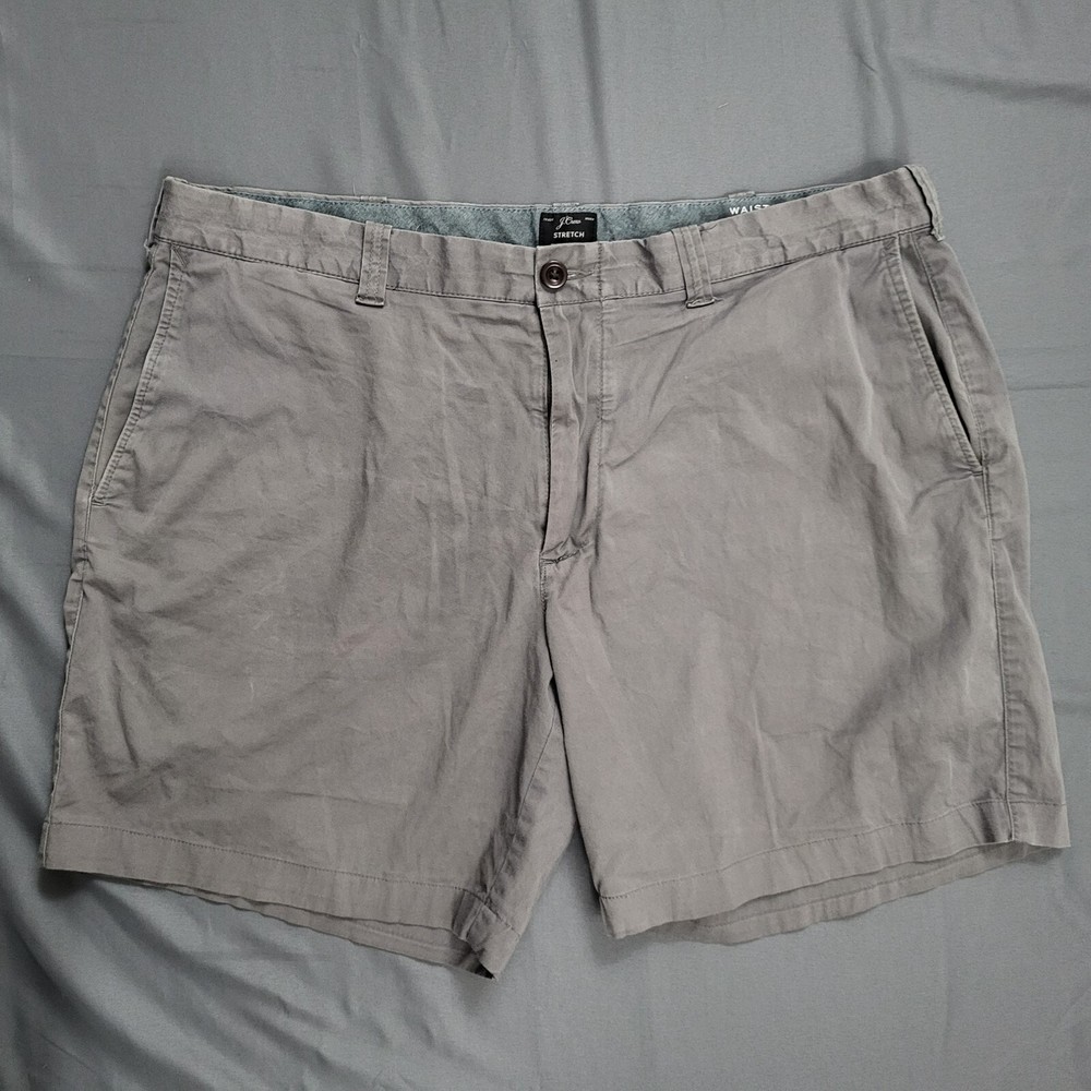 J.Crew Mens 9 Inch Stretch Chino Shorts Charcoal Gray Size 38 77388