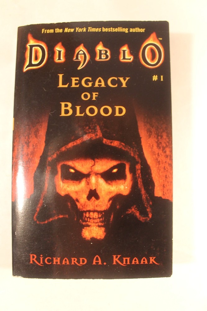 Legacy of Blood by Richard A Knaak Diablo #1 (PB, Pocket, 2001, First Ed, VG)