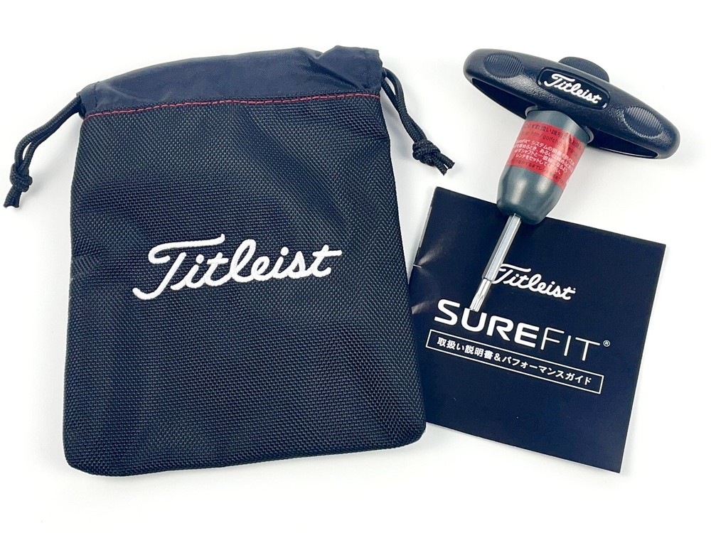 Titleist Torque Wrench Super Fit Pouch Case Black Golf Japan