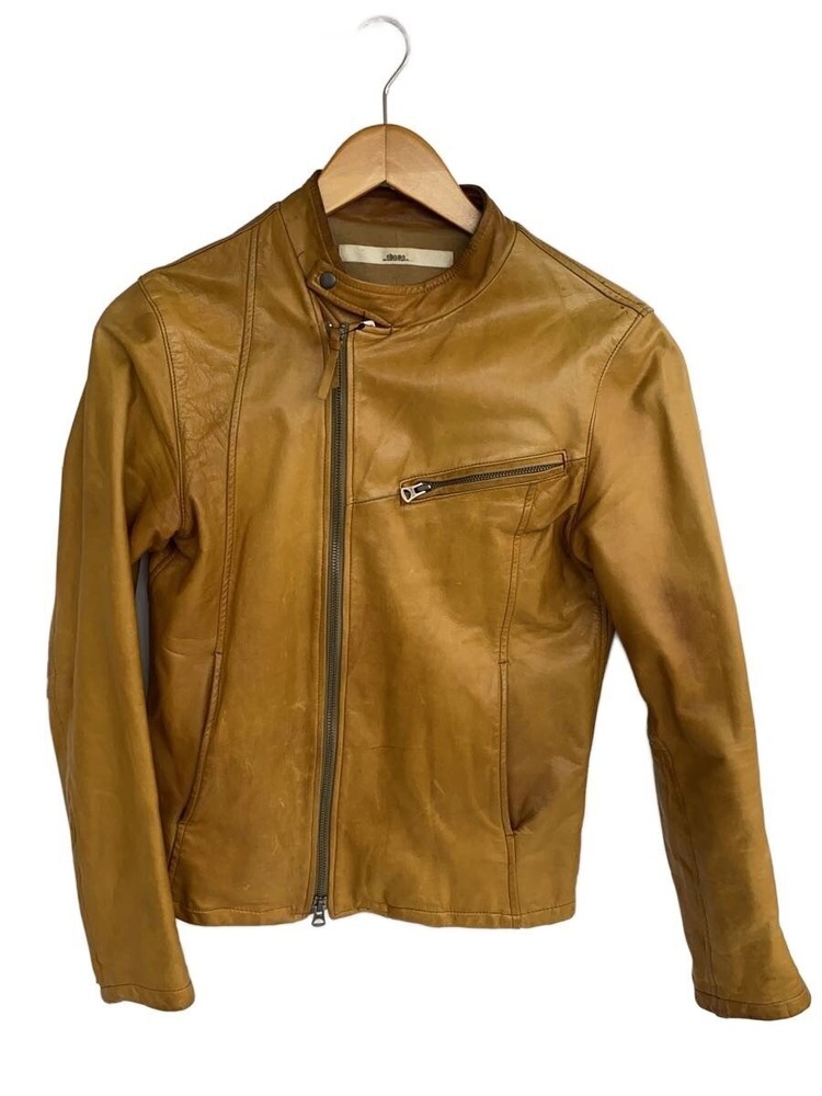 Shama Leather Jacket Blouson/38/Cowhide/Brw/Plain 3499