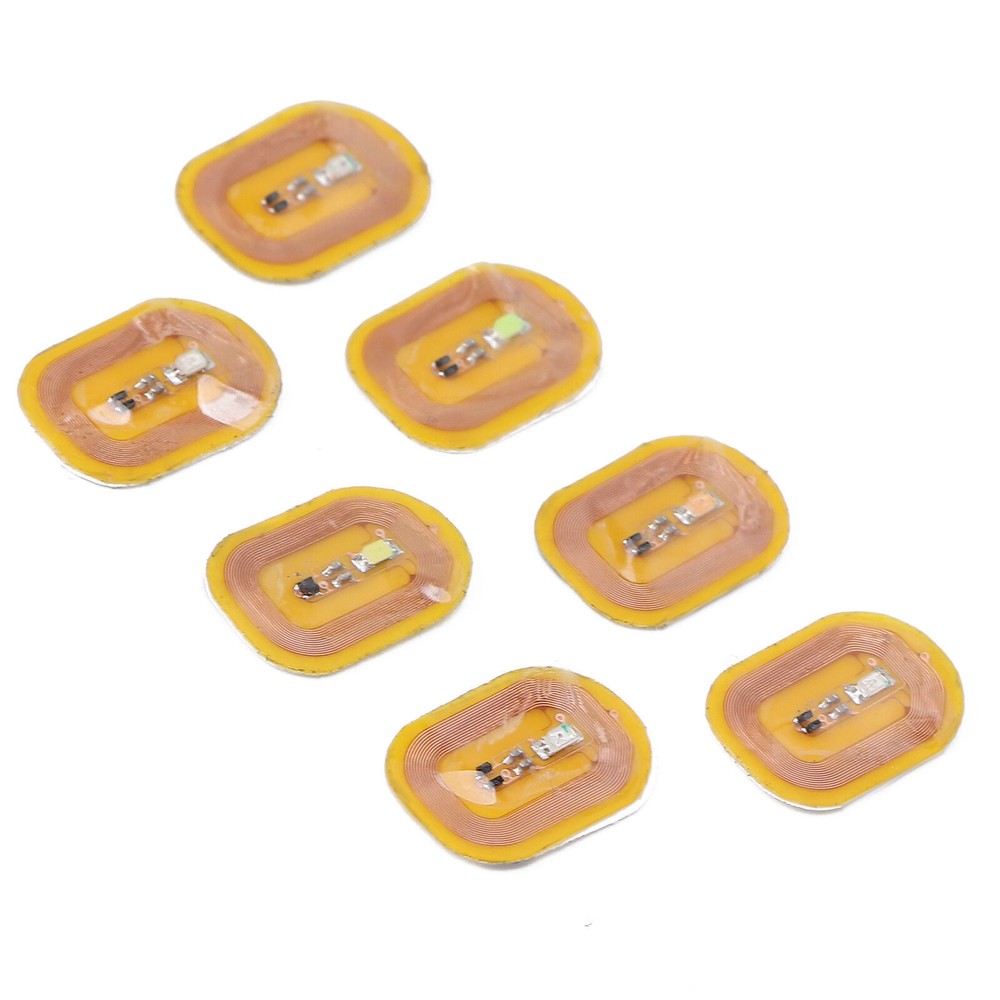 7pcs NFC Lighting Nail Art Stickers Different Colors Self Adhesive Intelligent