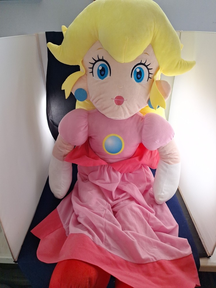 Nintendo Super Mario Bros Princess Peach 48 inch JUMBO Plush Doll