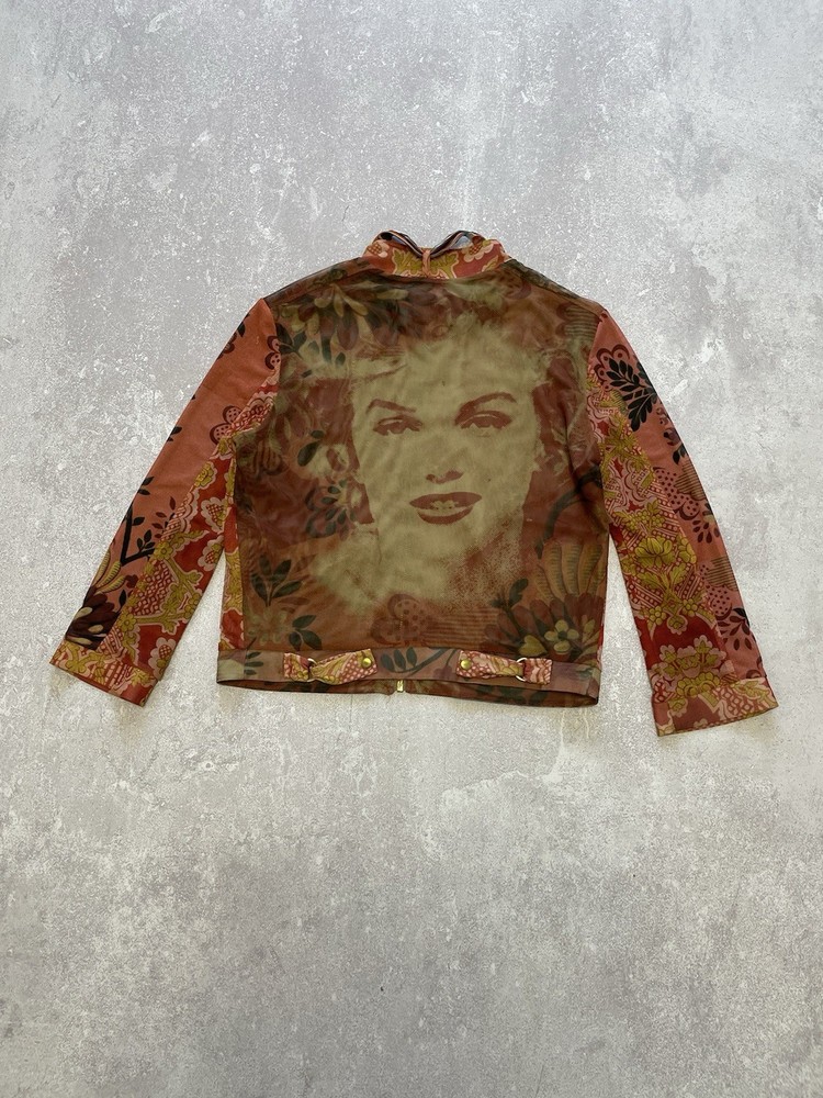 Desigual By Christian Lacroix Mesh Jacket Jean Paul Gaultier Inspired Women’s 40