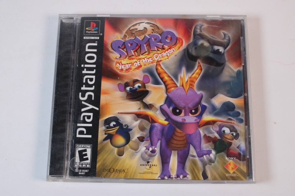 Spyro Year of the Dragon (Sony PlayStation 1 PS1, 2000) Complete, authentic
