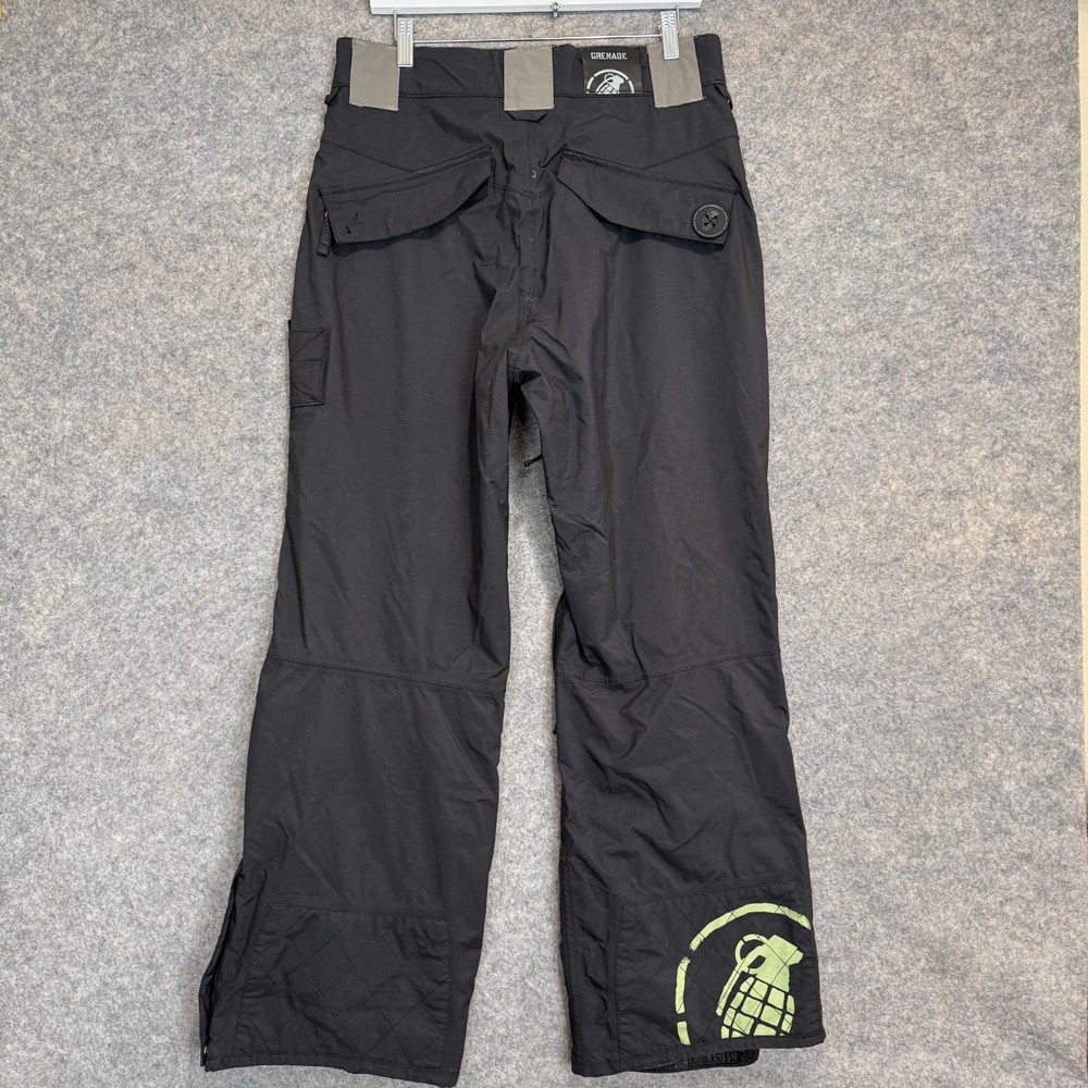 Granade Gloves x Faitgue Project Snowboard Ski Pants Mens Small Snow Black Rare