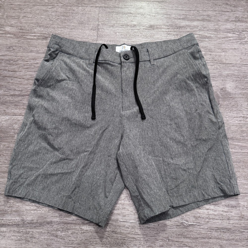 28 Palms Shorts Mens 34 Gray Drawstring Outdoor Board Shorts Trunks 8
